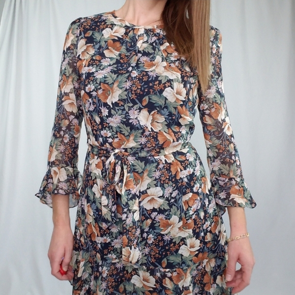 Floral midi dress - Picture 3 of 7